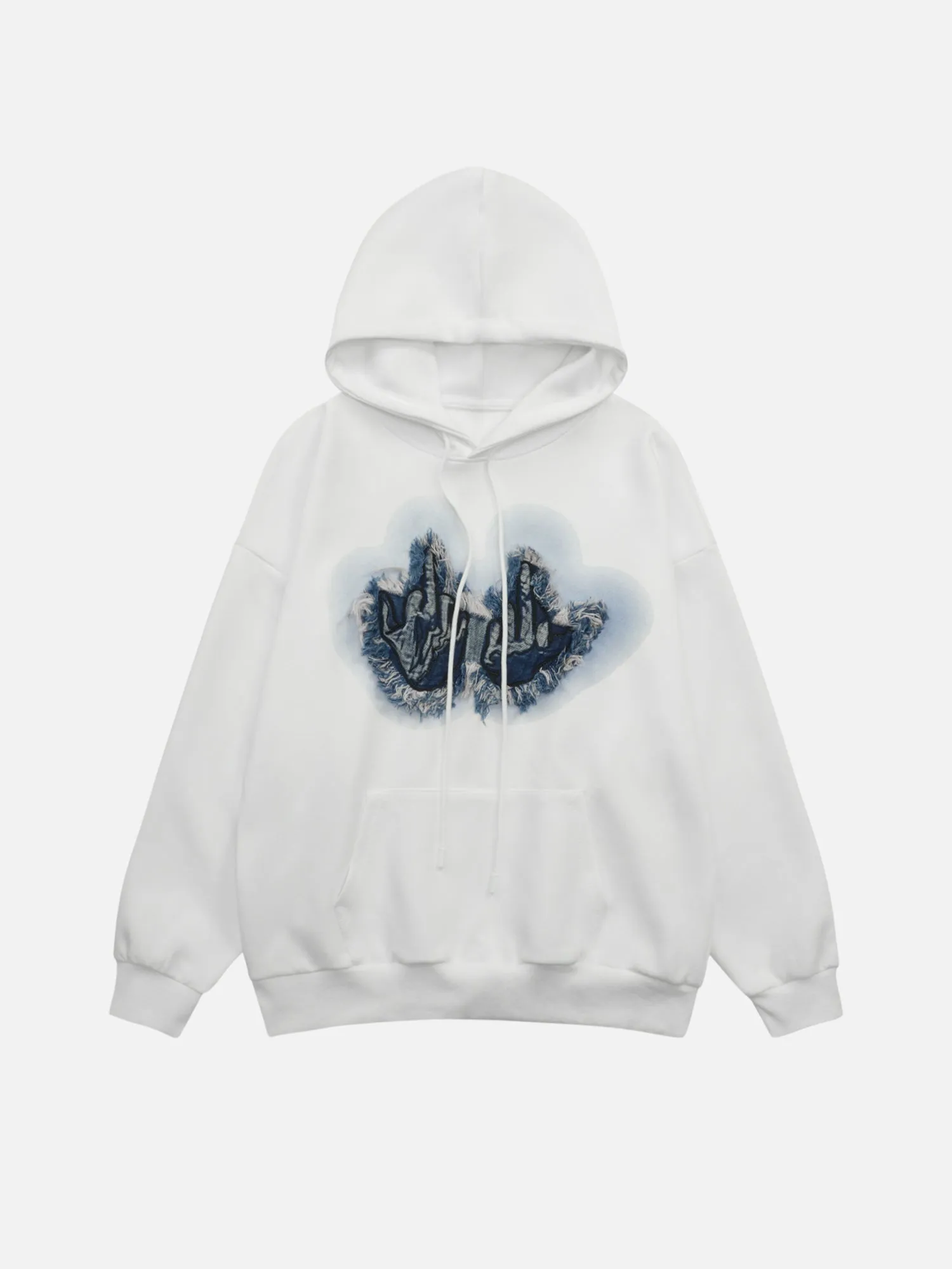 1984 American Niche Embroidered Patch Hooded Sweatshirt