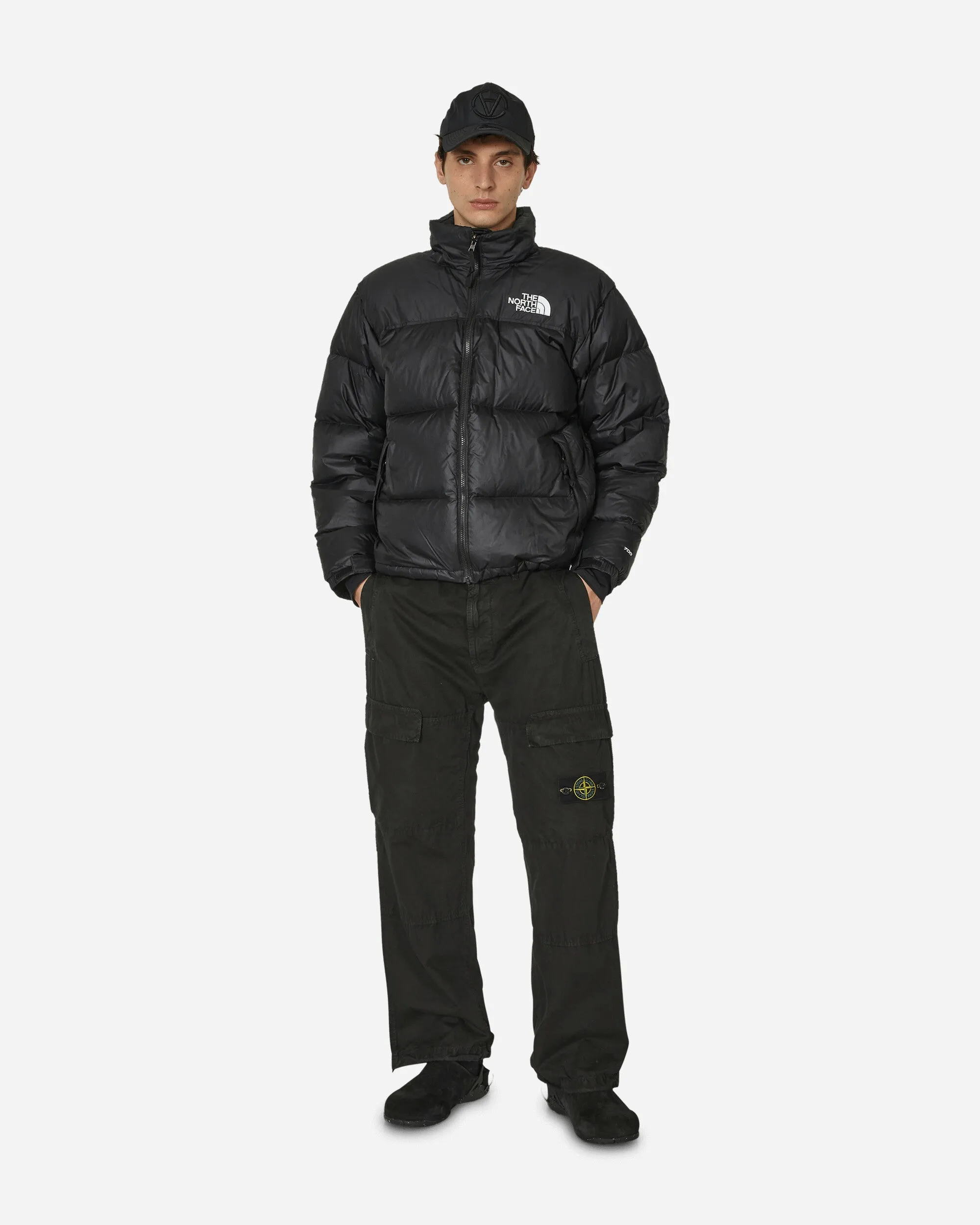 Vintage 1996 Black Retro Nuptse Jacket - Iconic Outdoor Wear