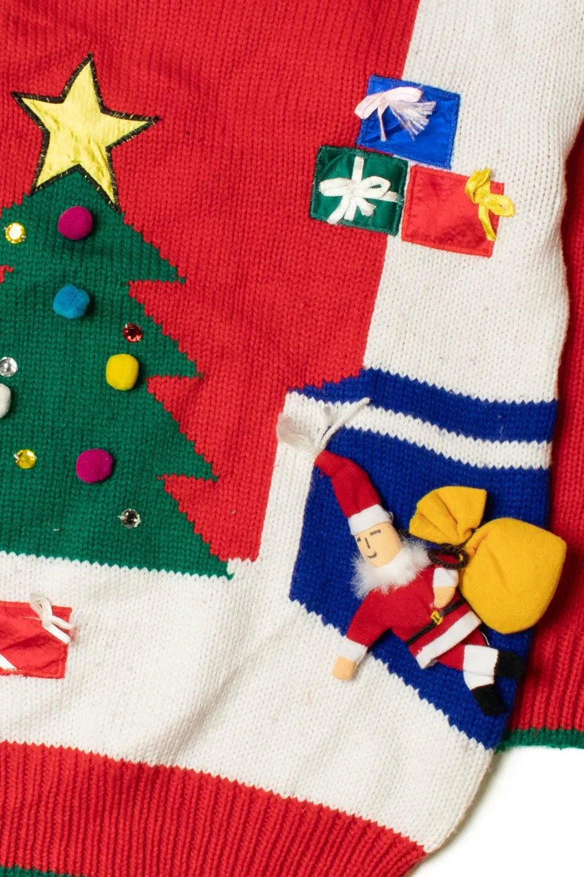 3-D Santa Ugly Christmas Pullover 61338
