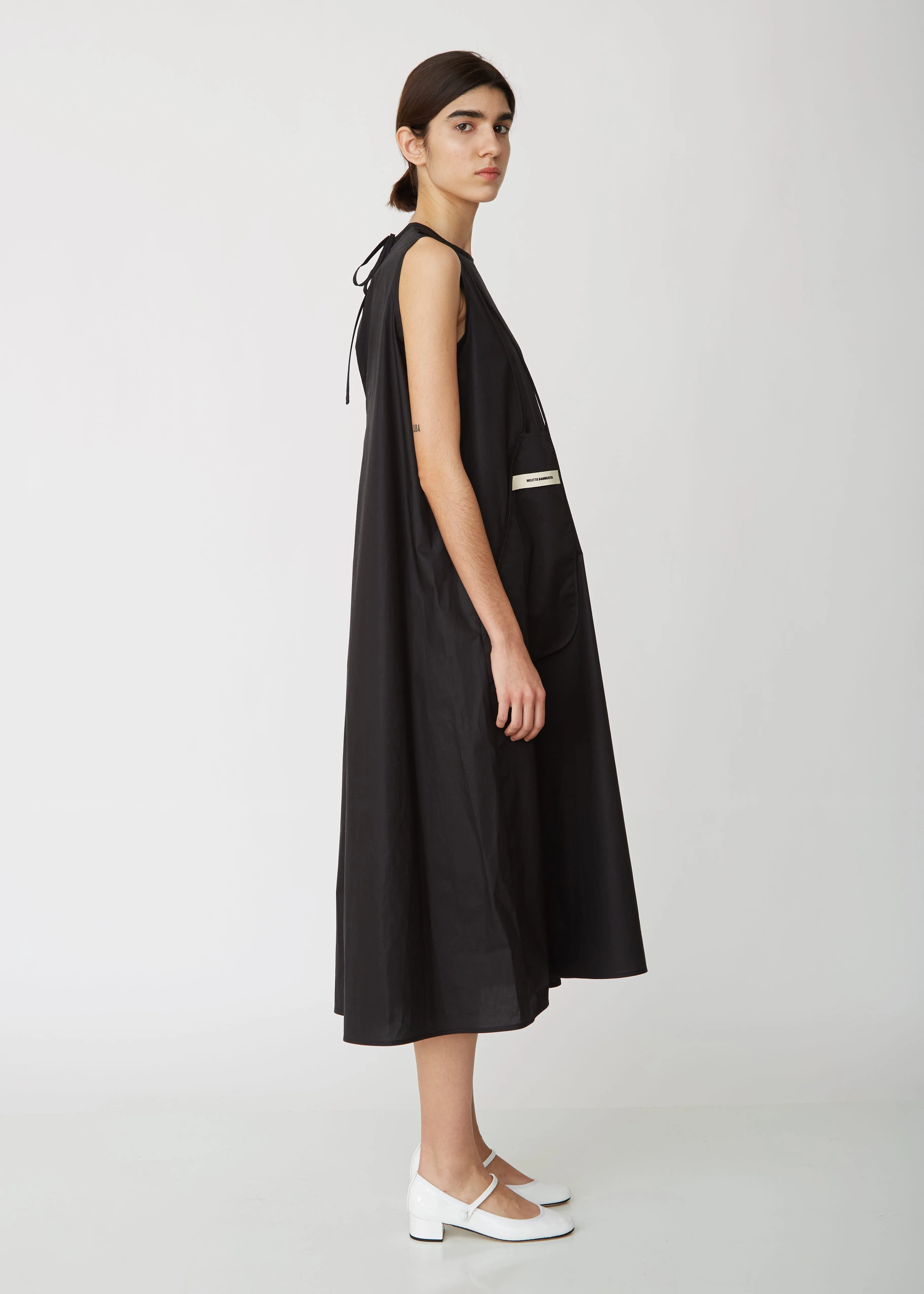 Chic A-Line Dress with Convenient Pockets