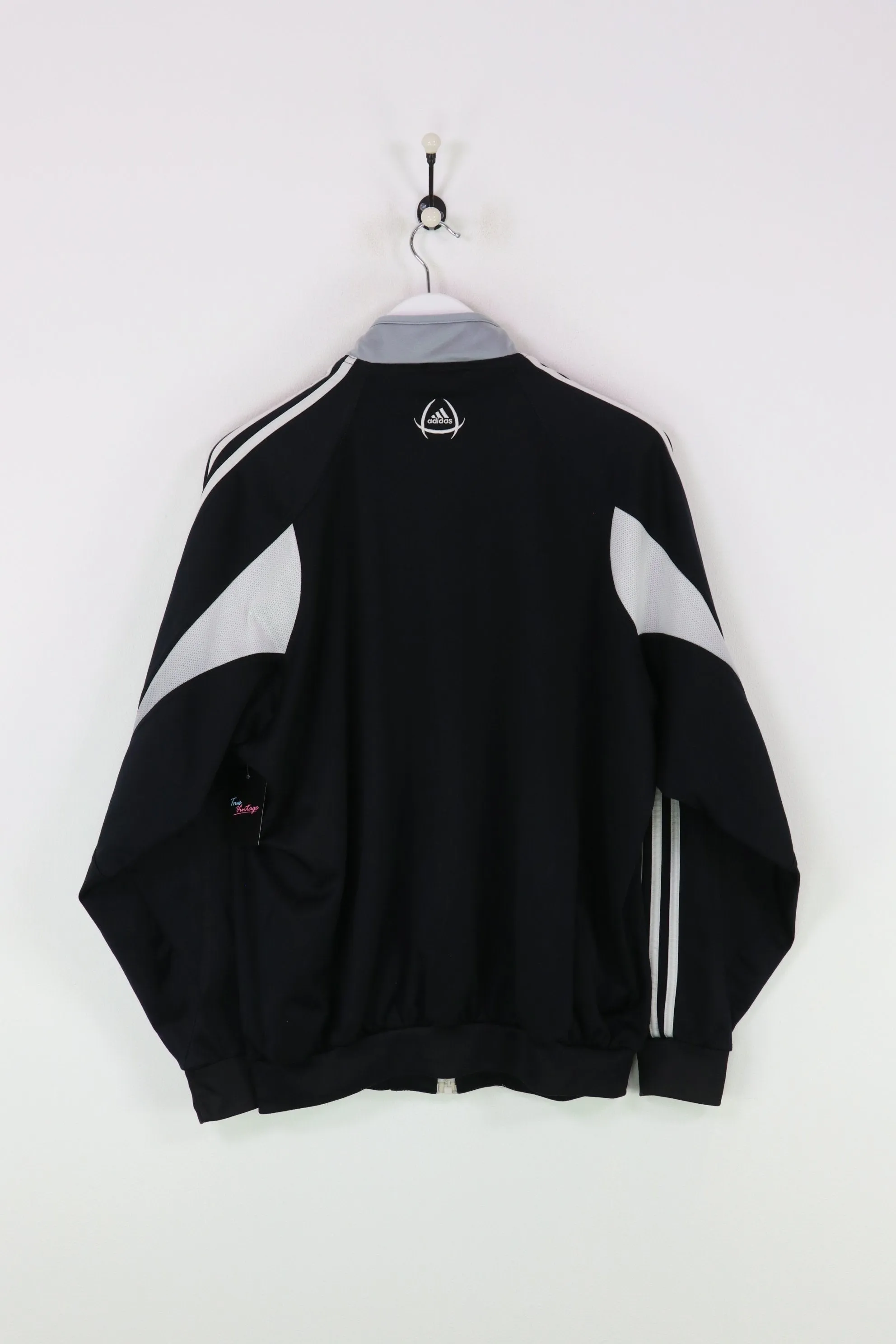 Adidas Real Madrid Track Jacket Black/Grey Large