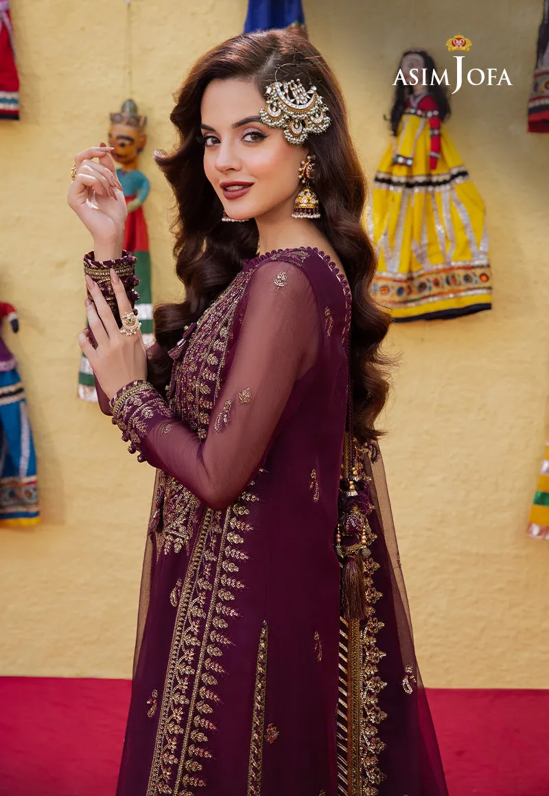 AJAB-03 EMBROIDERED CHIFFON 3 PCS