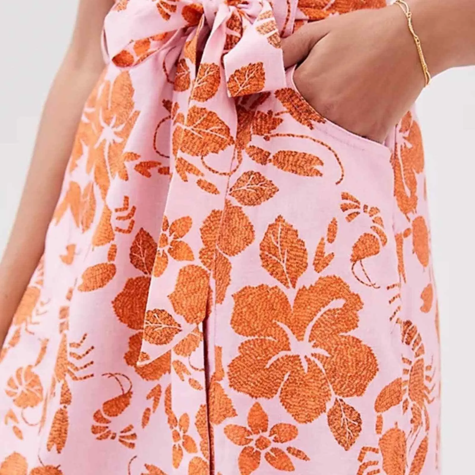 Anthropologie x Farm Rio Floral Mini Dress XS NEW