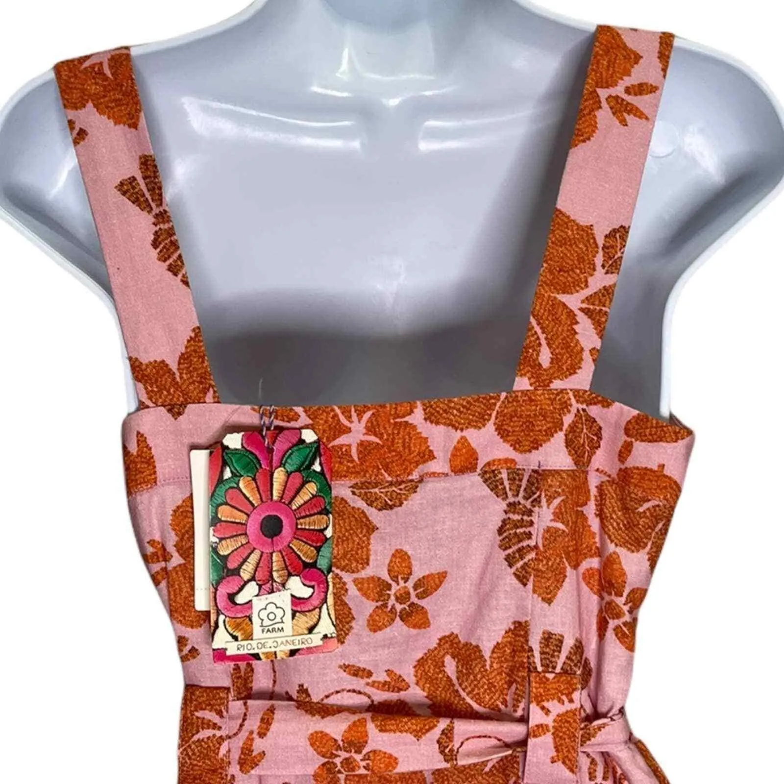 Anthropologie x Farm Rio Floral Mini Dress XS NEW