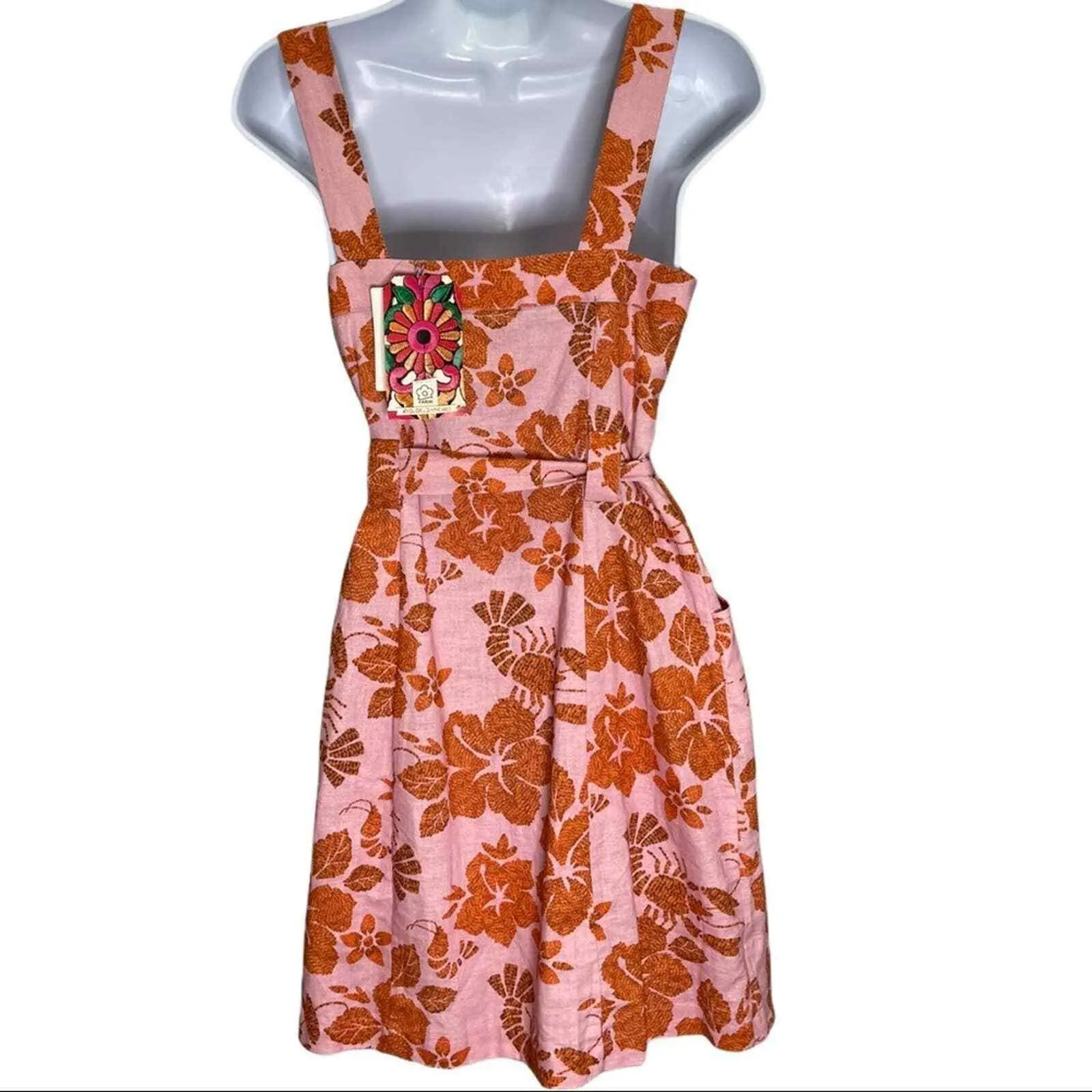 Anthropologie x Farm Rio Floral Mini Dress XS NEW
