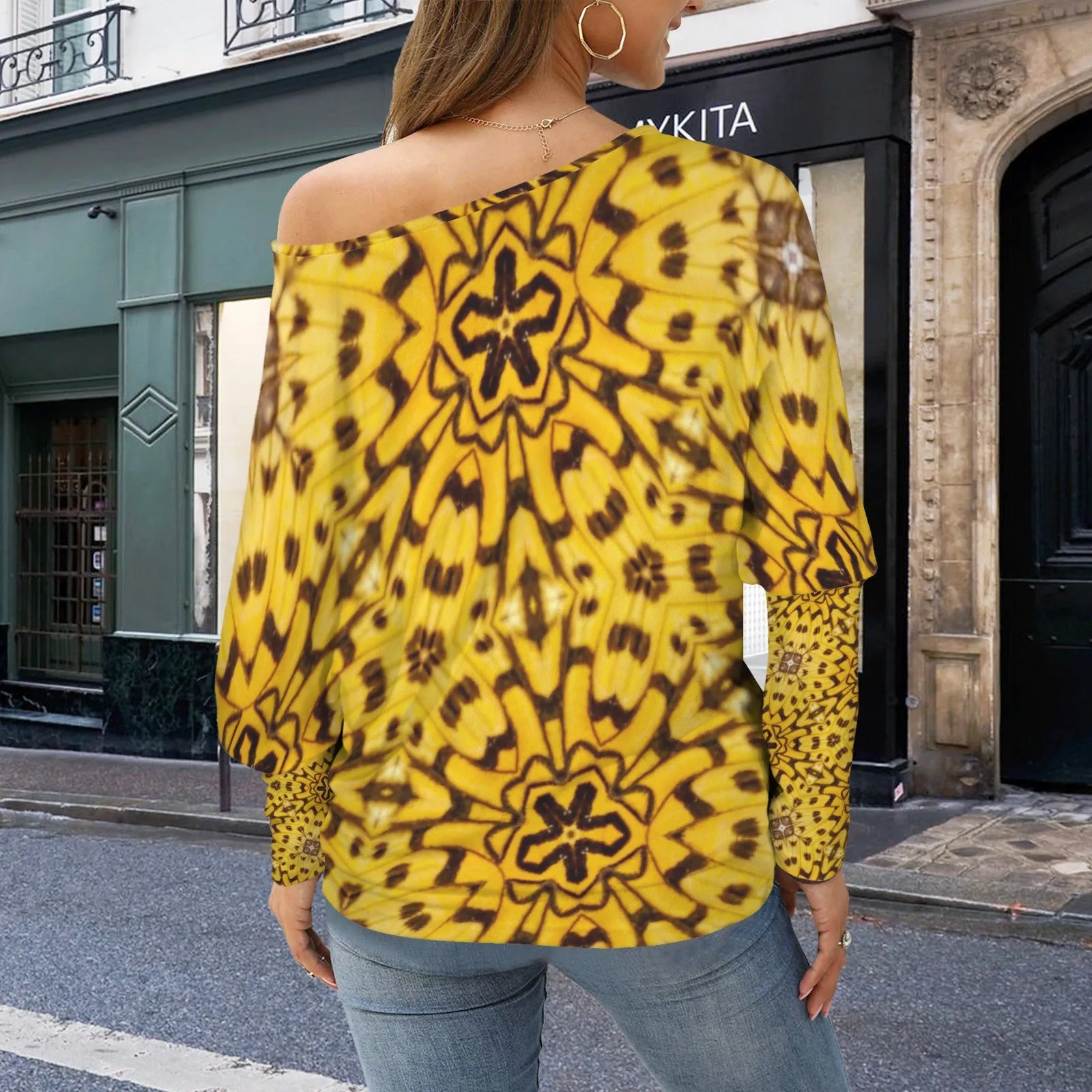 Batwing Long Sleeve Sweater Butterfly