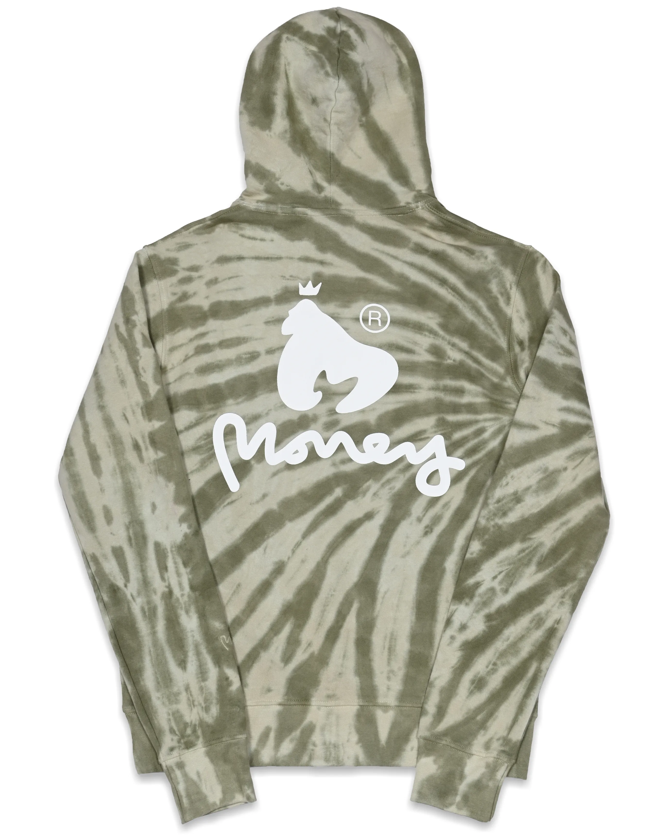 BLEACH TIE HOOD - CASTLE_GREY