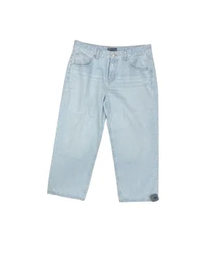 Blue Denim Jeans Wide Leg Asos, Size 30