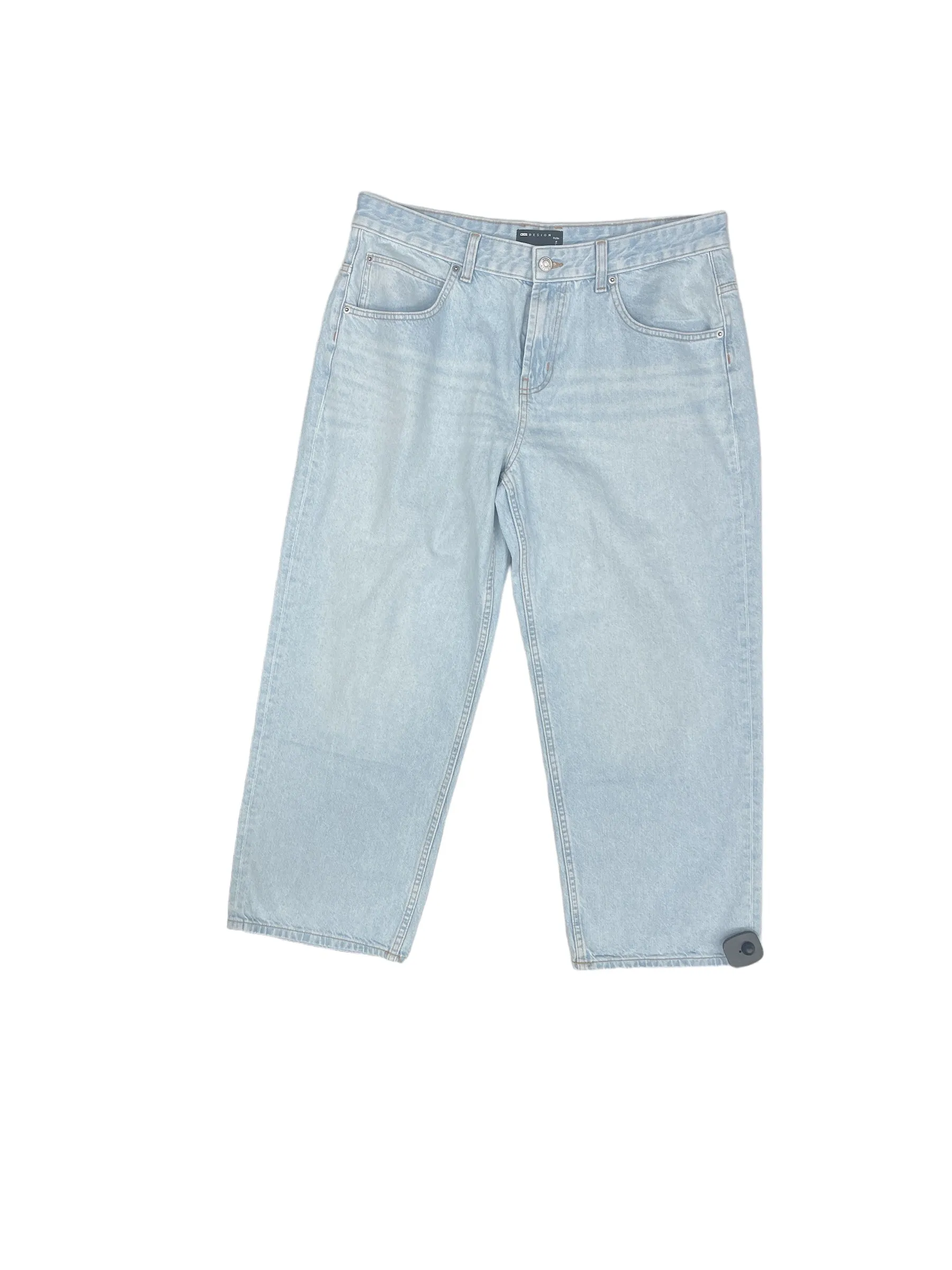 Blue Denim Jeans Wide Leg Asos, Size 30