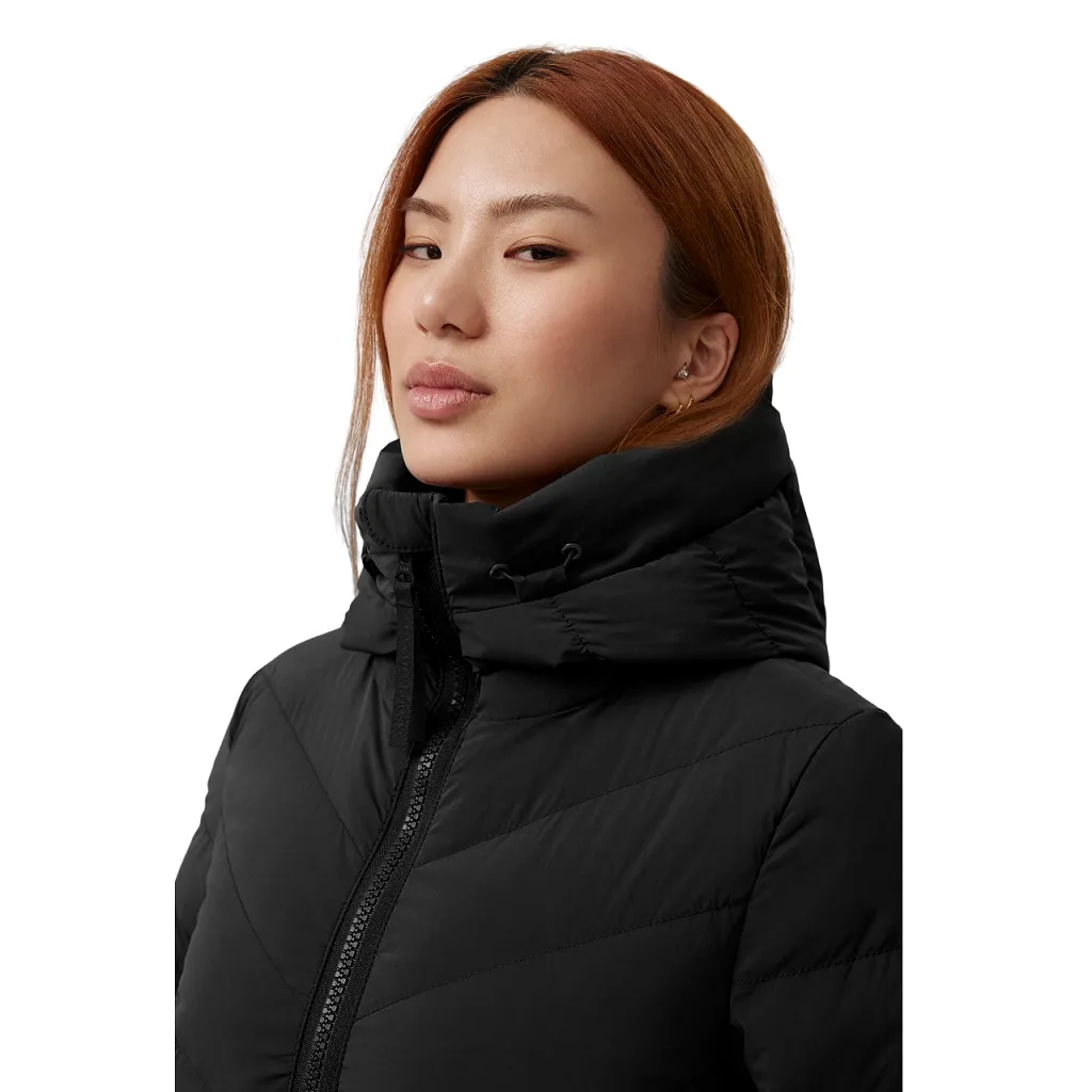 Canada Goose Womens Clair Insulated Down Coat with Adjustable Hood and Water-Resistant Fabric