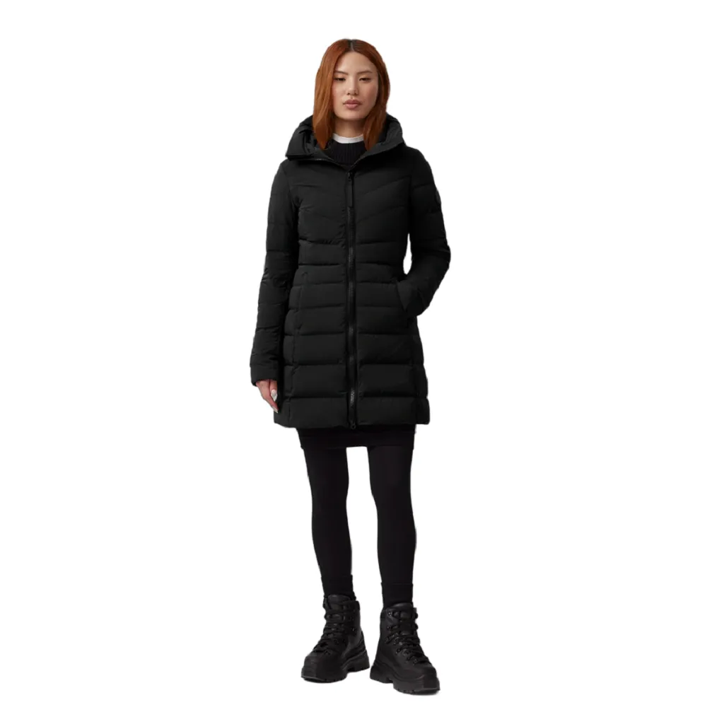 Canada Goose Womens Clair Insulated Down Coat with Adjustable Hood and Water-Resistant Fabric