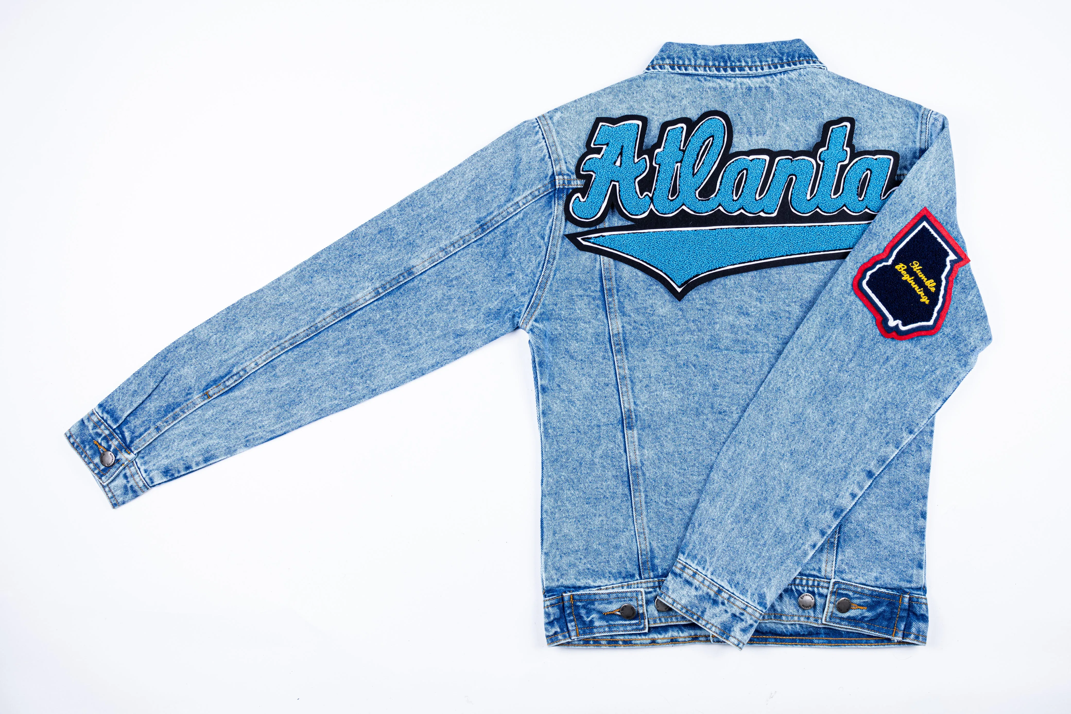 Columbia Blue "Atlanta" Custom Denim jacket