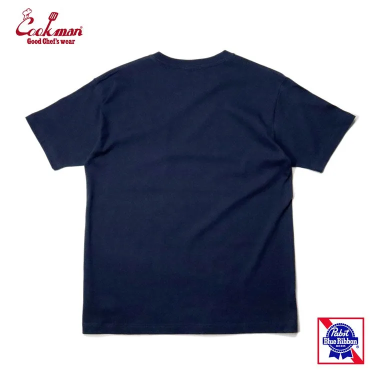 Cookman T-shirts - Pabst Pocket : Navy