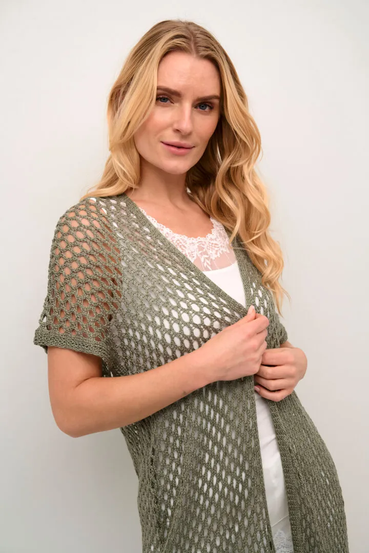 Cream Oanah Knit Waistcoat