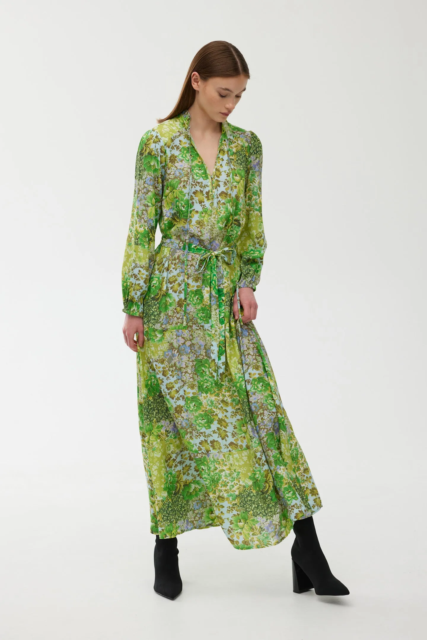 Delilah Dress - Floral Haze