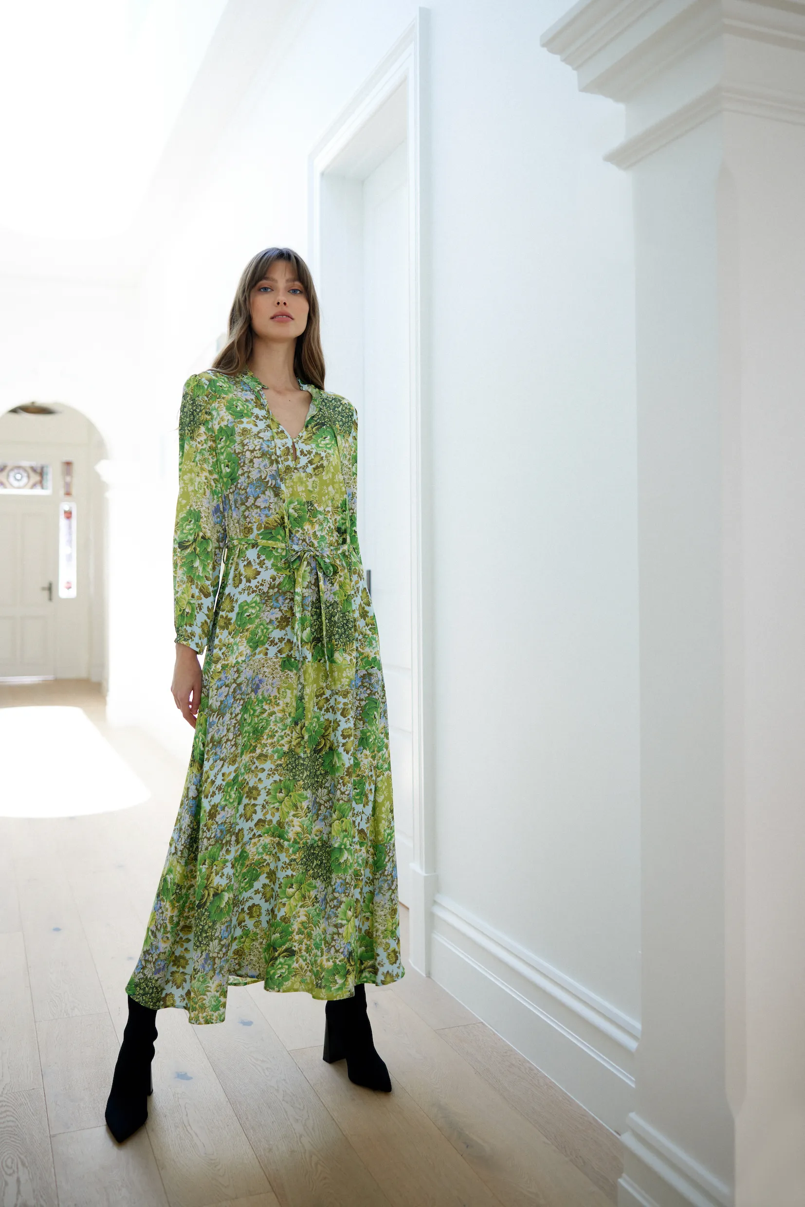 Delilah Dress - Floral Haze