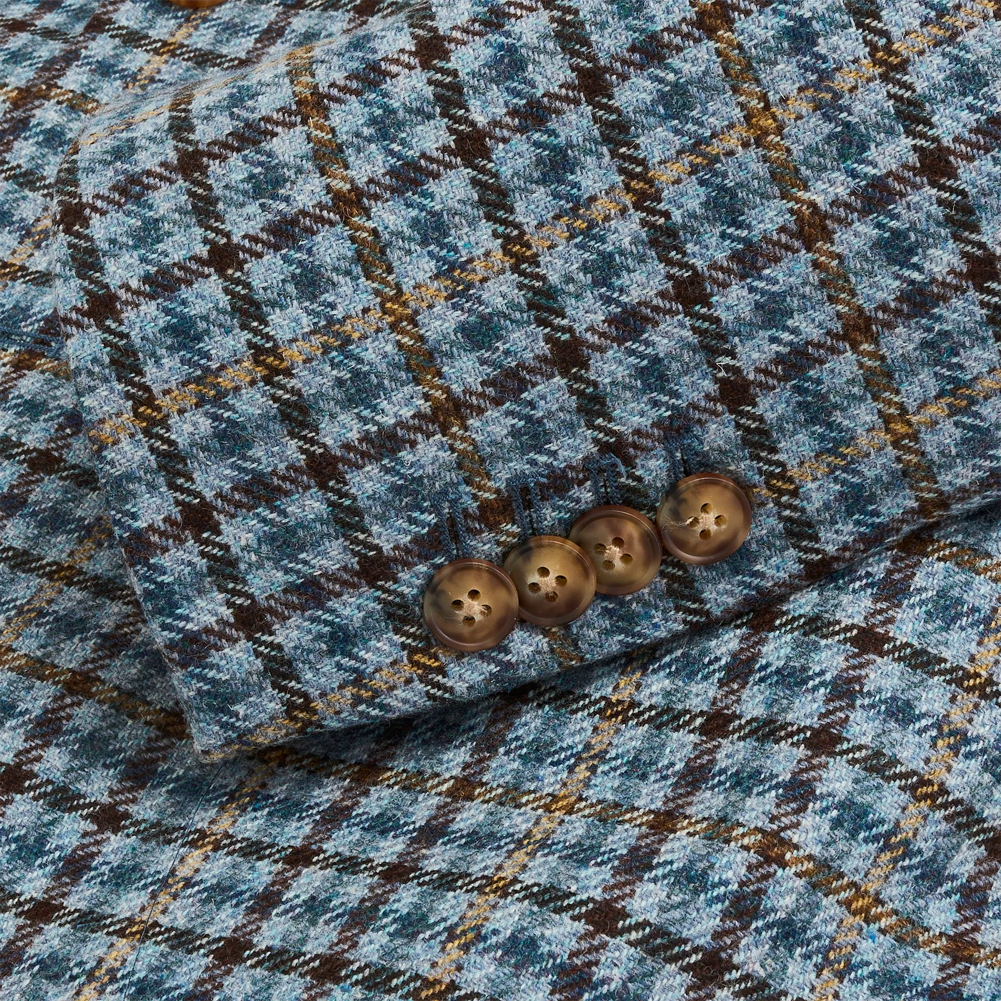 Endless Sky: Di Pray Sky/Chocolate Multi-Check Sport Coat