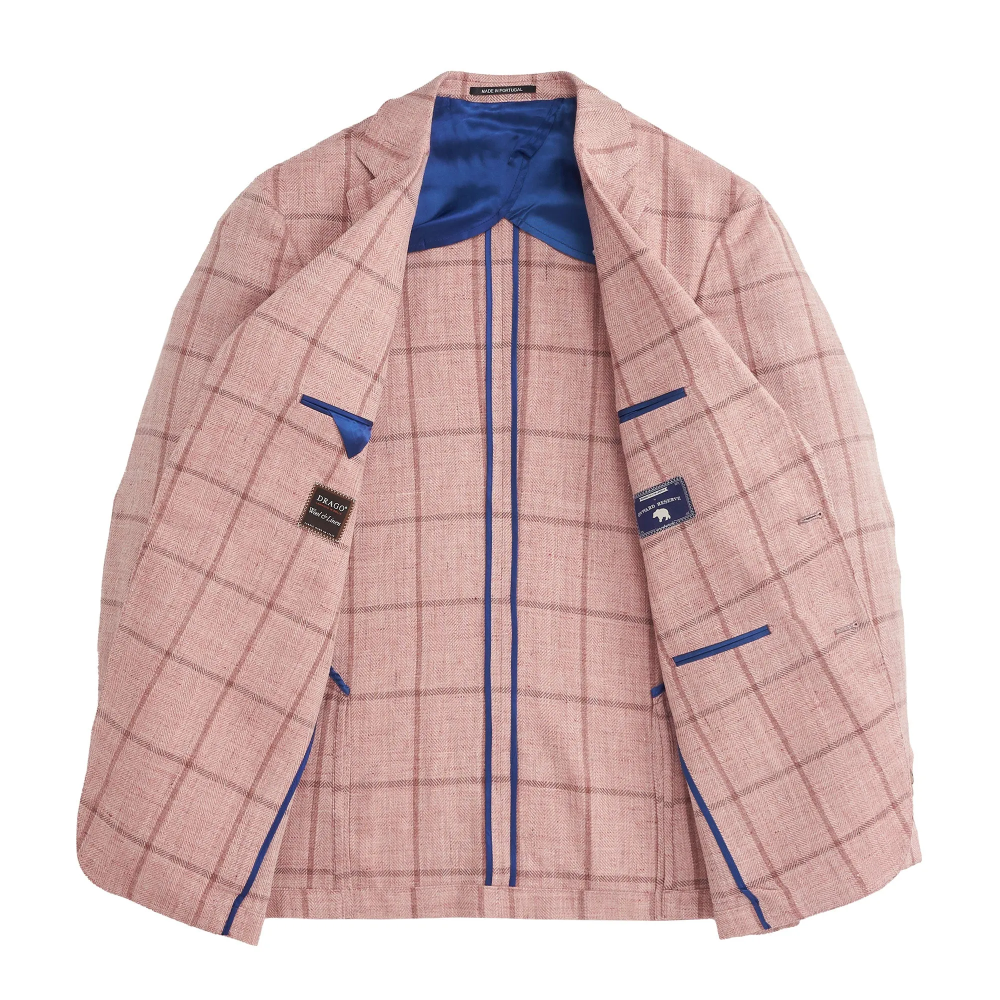 Dusty Cedar Drago Windowpane Stylish Sport Coat