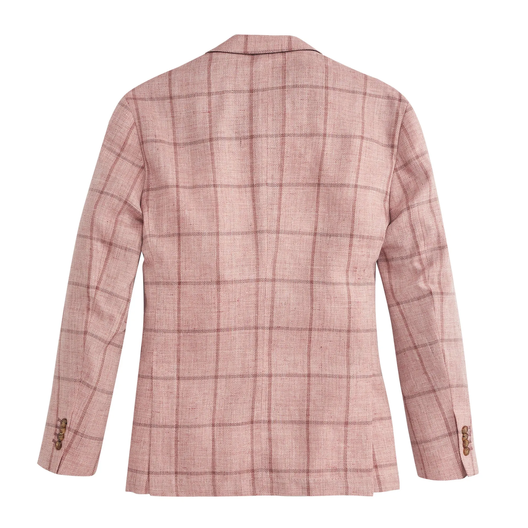 Dusty Cedar Drago Windowpane Stylish Sport Coat