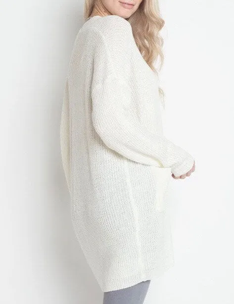 Dreamers - Lightweight Open Front Cardigan in More Colors