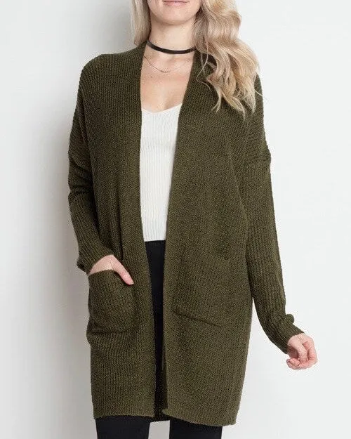 Dreamers - Lightweight Open Front Cardigan in More Colors