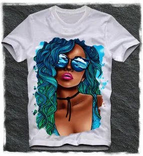 Fashion printing short-sleeved T-shirt