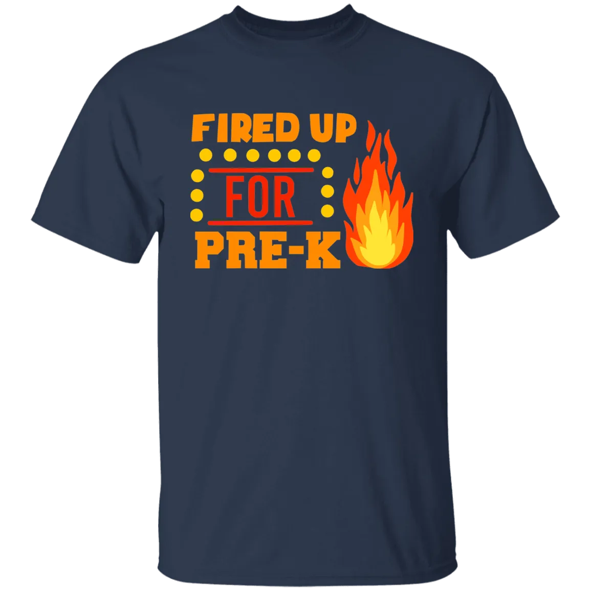 Fired Up For Pre K  Youth 100% Cotton T-Shirt