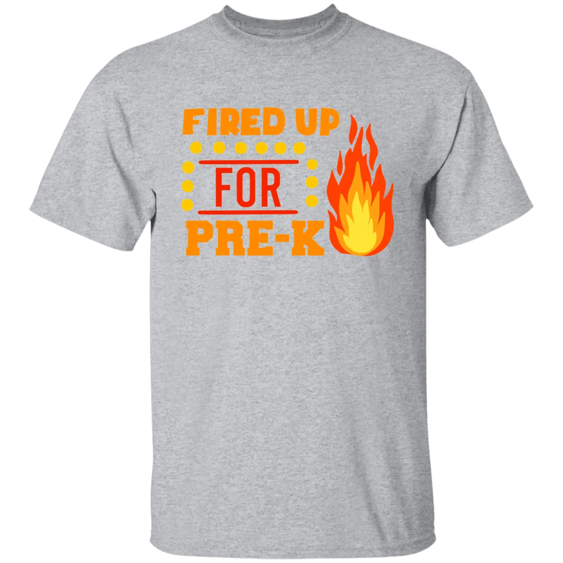 Fired Up For Pre K  Youth 100% Cotton T-Shirt