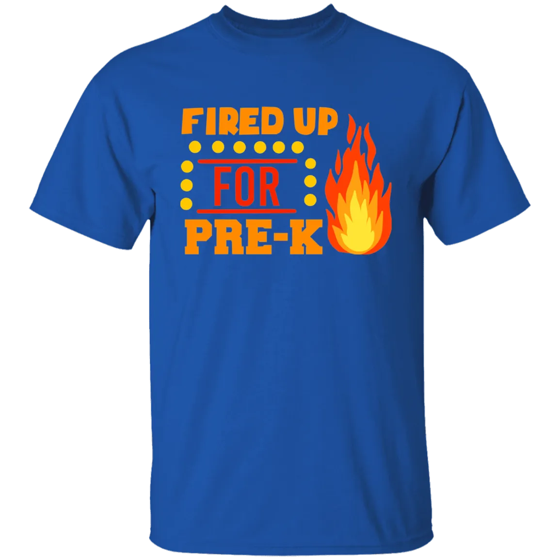 Fired Up For Pre K  Youth 100% Cotton T-Shirt