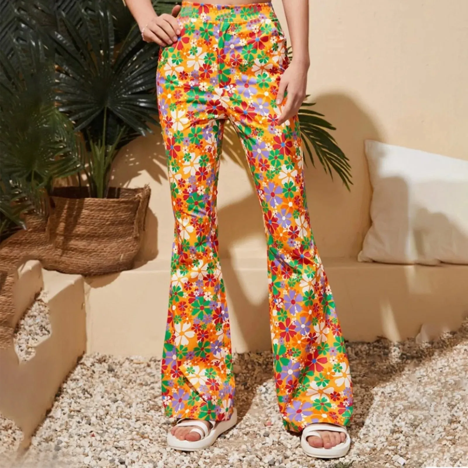 Floral Flare Leggings
