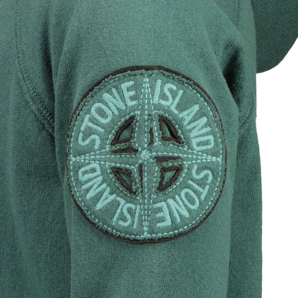 Hooded Logo Embroidery Knit