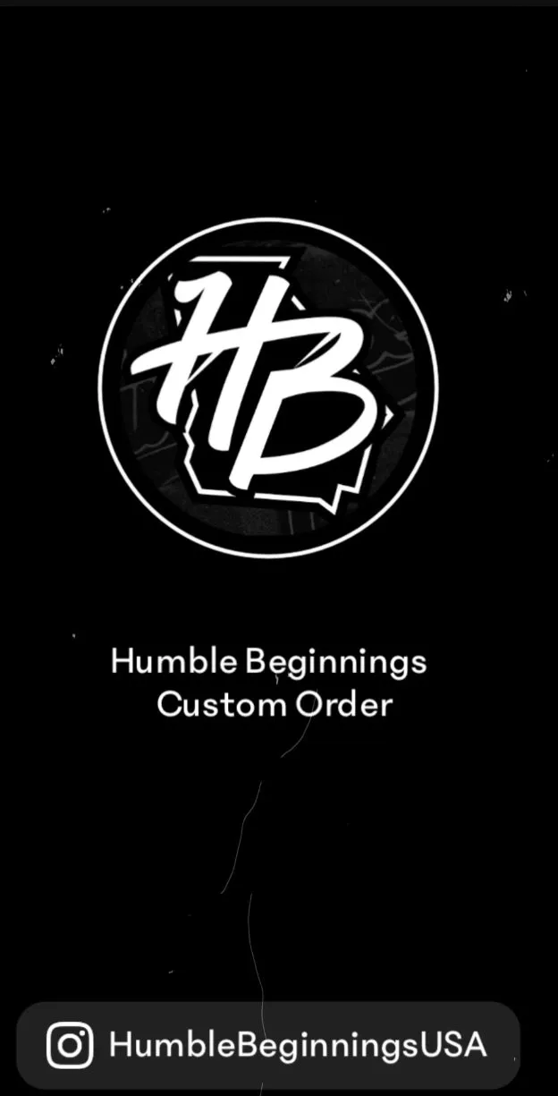 Humble Beginnings Custom Letterman -Order