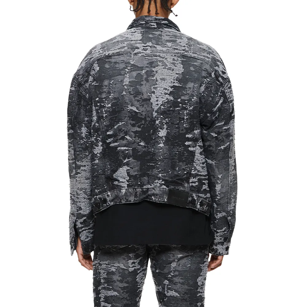 Jacquard Jacket 'Black'