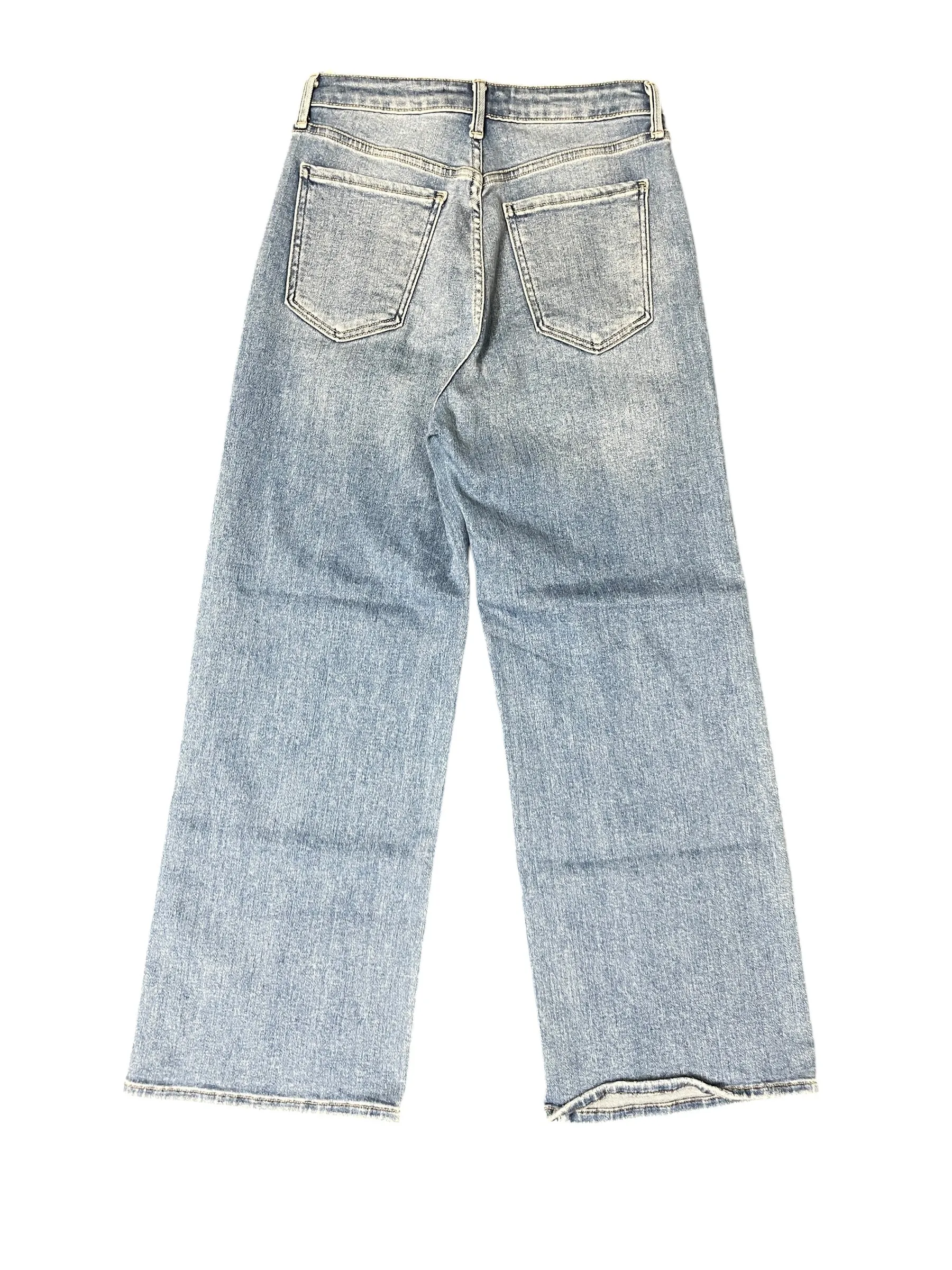 Jeans Wide Leg By Just Black In Blue Denim, Size: 8