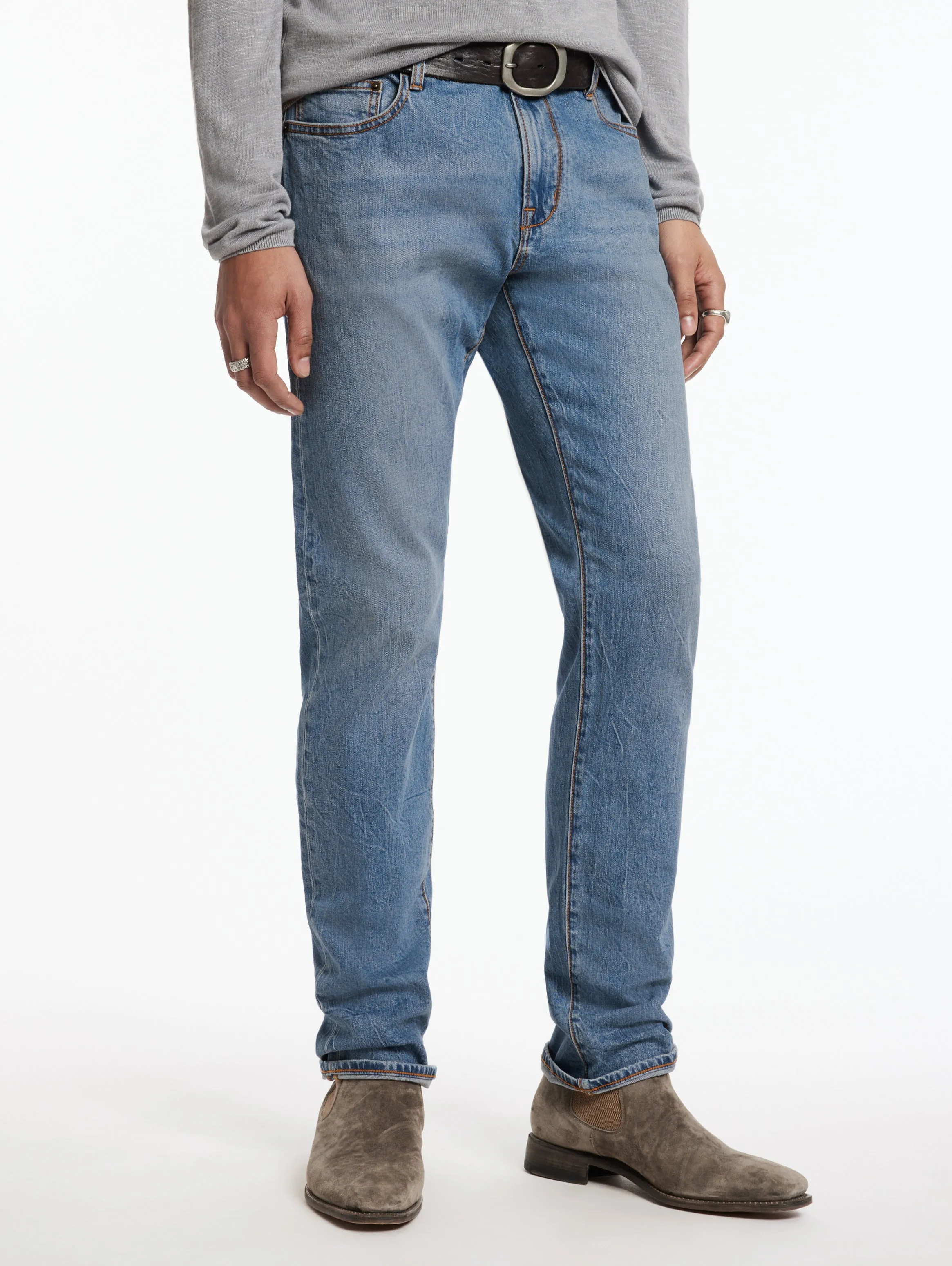 John Varvatos - Brent Wash Regular Fit Jeans