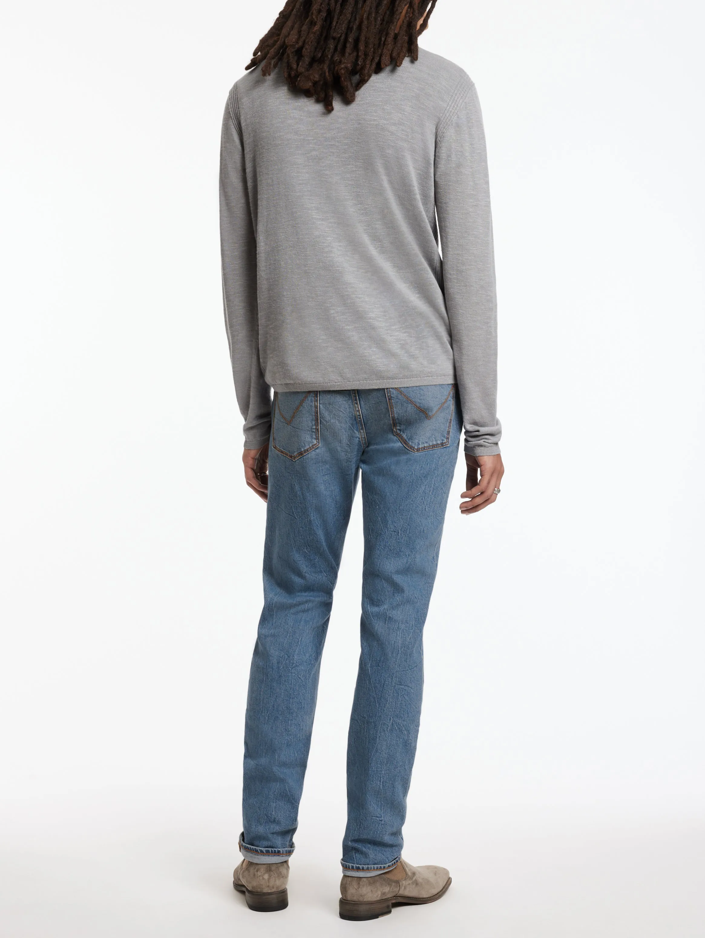 John Varvatos - Brent Wash Regular Fit Jeans