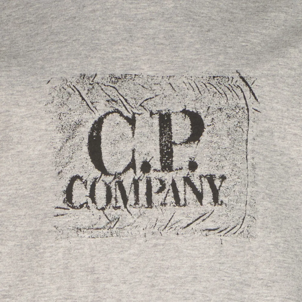 Junior Long Sleeve Stamp Logo T-Shirt