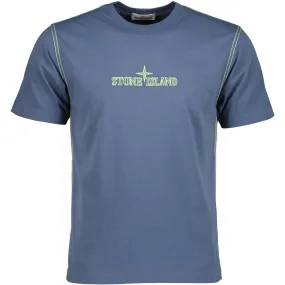 Junior Overlocked Seam Embroidered Logo T-Shirt