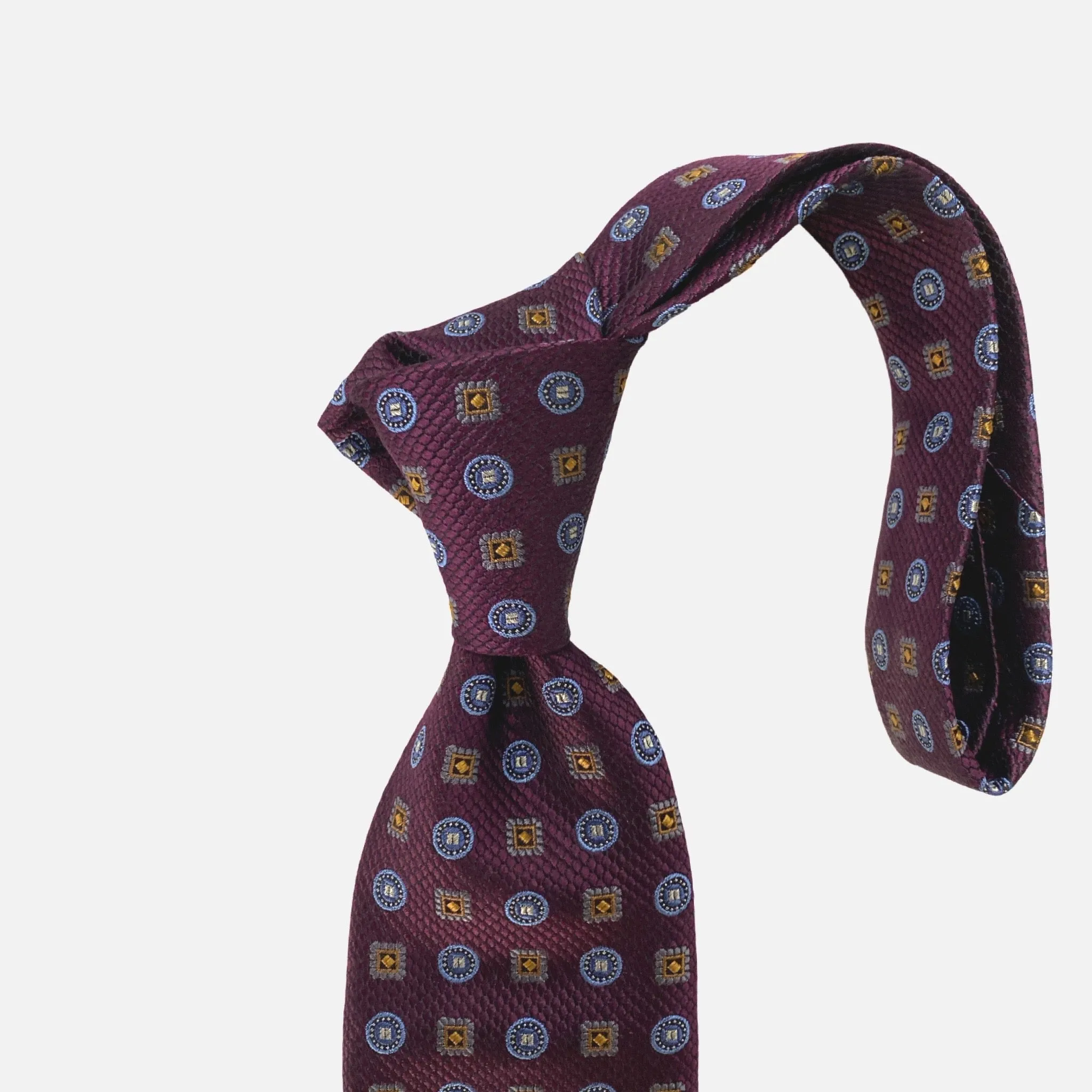 JZ Richards Plum Premium Silk Tie for Men