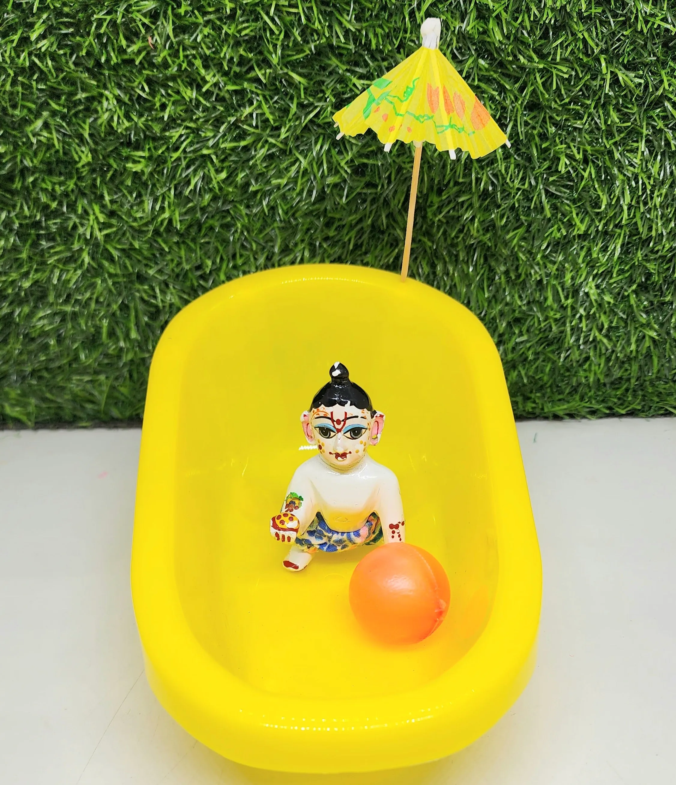 laddu gopal bath tub (random colour)