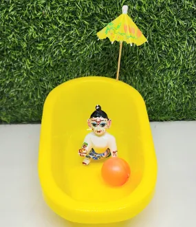 laddu gopal bath tub (random colour)