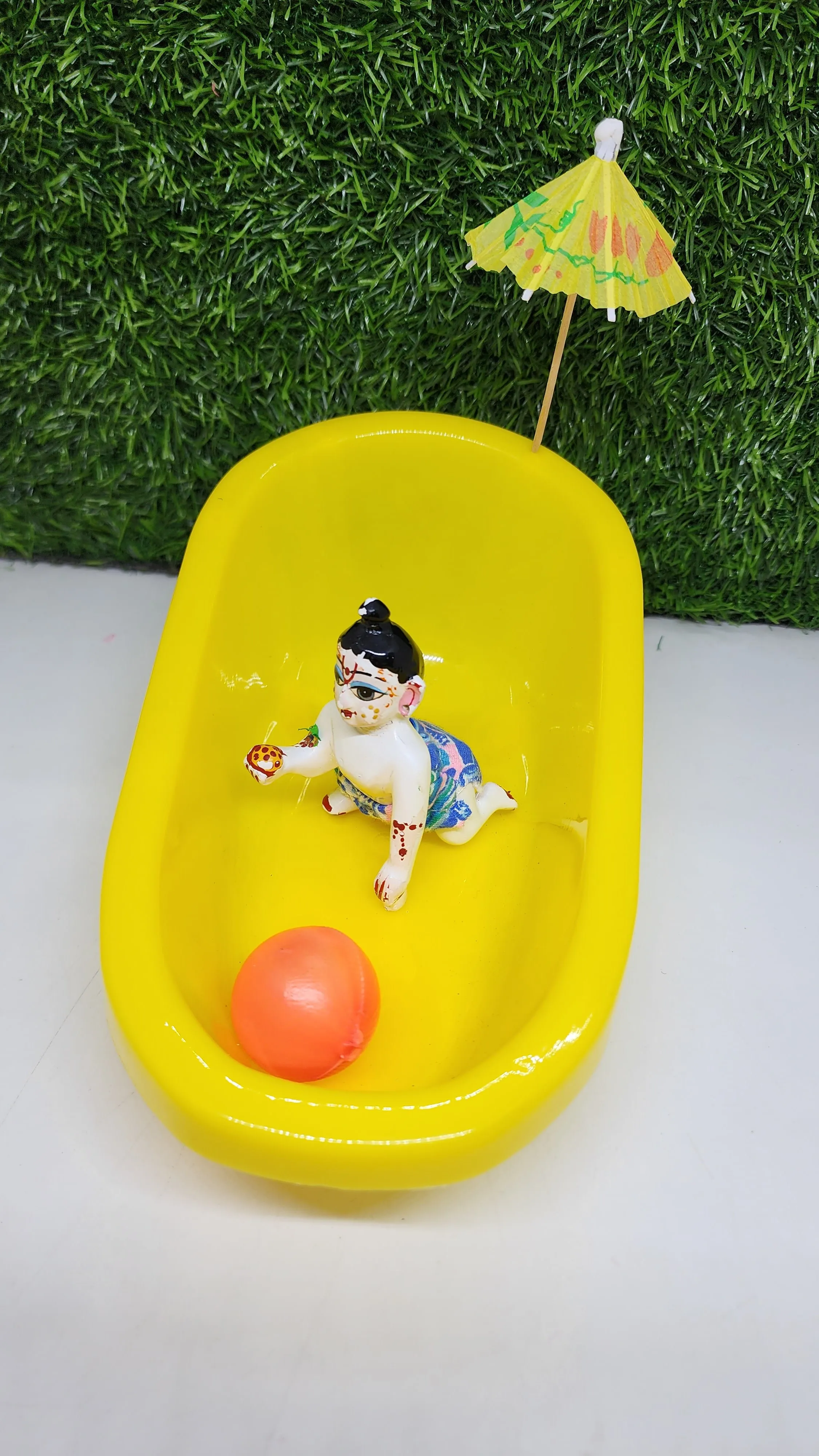 laddu gopal bath tub (random colour)
