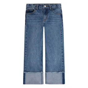 Levi's Wide Leg Jeans Deep Cuff Trailblazer (Little Kids)