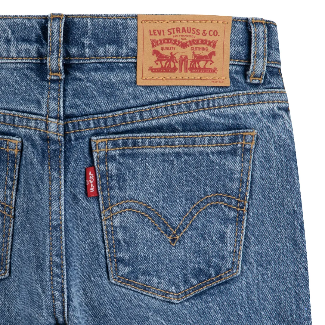 Levi's Wide Leg Jeans Deep Cuff Trailblazer (Little Kids)