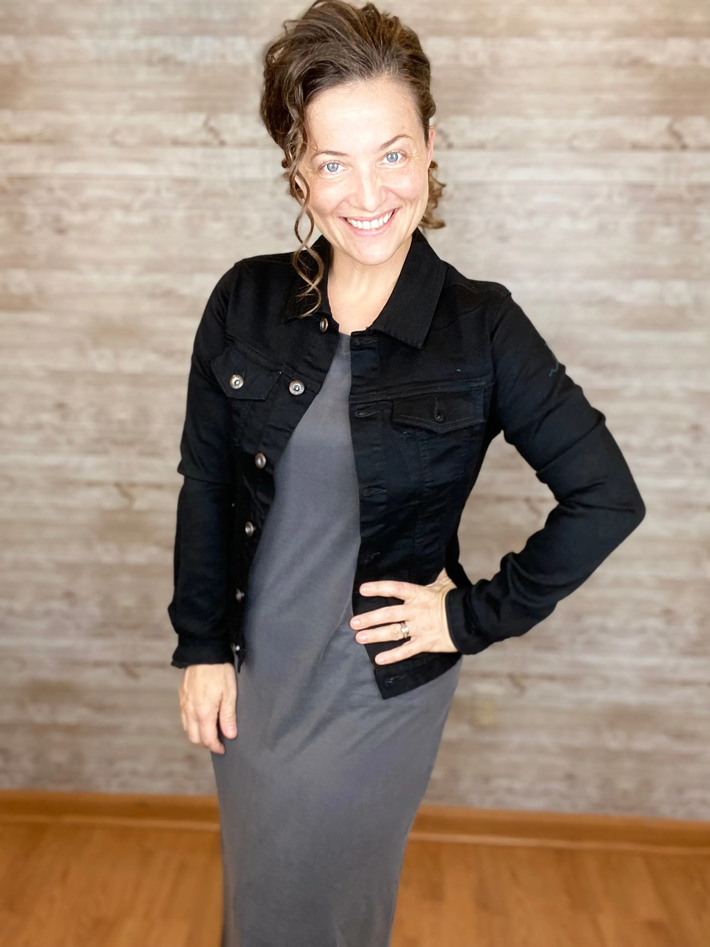 Lisa Black Jean Jacket