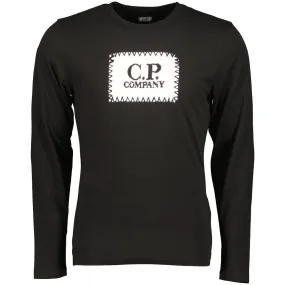 Long Sleeve Stamp Print T-Shirt
