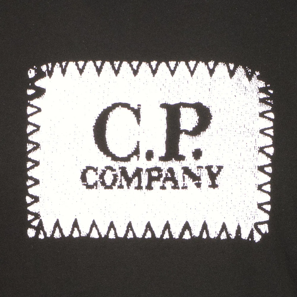 Long Sleeve Stamp Print T-Shirt
