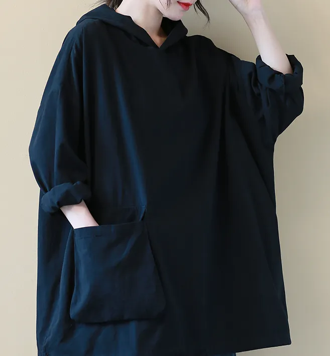Long Sleeves Loose Casual Cotton Spring Summer Women Tops SXM97299
