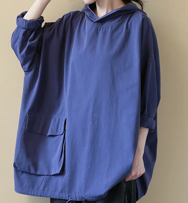 Long Sleeves Loose Casual Cotton Spring Summer Women Tops SXM97299