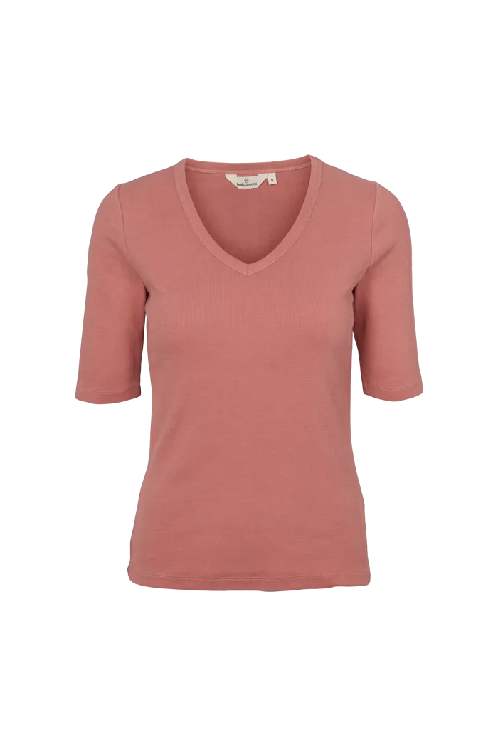 Ludmilla V-Neck - Old Rose